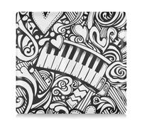 EtherSpher Cartamodelli musicali di San Valentino Safari in pelle PU per auto registrazione e assicurazione titolare carta prefetto auto essenziale portafoglio per patente di guida, carte e documenti