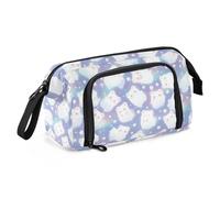 EtherSpher Cartone animato Carino Halloween Bianco Matita Penna Caso Grande Capacità Grande Matita Astucci con Slot per le Donne Scuola Fornitura cajita para lapices