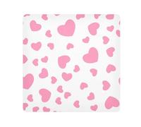 EtherSpher Cartone animato Carino Rosso San Valentino Amore Viaggio Sacchetto Cosmetico Panno Autoadesivo Viaggio Toiletry Organizer Wrap 21.7 X 21.7 Wrapper Per L'organizzazione, Cartone animato