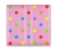 EtherSpher Cartone animato colorato puntino rosa in pelle auto registrazione e assicurazione titolare auto camion comparazione accessori caso per ID, patente di guida, chiavi informazioni di contatto