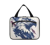 EtherSpher Cartoon Bald Bird 4th Of July Independence Day borse da appendere per le donne che viaggiano con gancio, designer chic borsa medicina per viaggio essenziale viaggio bolsas para maquillaje L