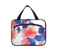 EtherSpher Cartoon Begonia Bianco appeso borsa da toilette per le donne con gancio, designer chic borsa della medicina per le donne viaggio lavoro bolsas de maquillaje para mujer L, cartone animato