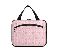 EtherSpher Cartoon Carino Rosso San Valentino Amore appeso borse cosmetiche per le donne con gancio, designer lavabile trucco cosmetico borsa per le donne viaggio hotel maletín para maquillaje L