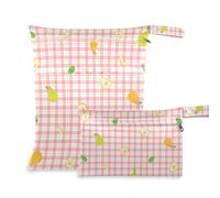 EtherSpher Cartoon Cute Colorful Pears impermeabile borse impermeabili 2 Pack viaggio essenziale per volare con maniglie per palestra, spiaggia