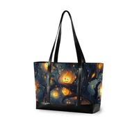EtherSpher Cartoon Evil Yellow Halloween Zucca Grande Capacità borse per computer portatili con cerniera valigette per infermiere lavoro con bolsos segreto para mujeres