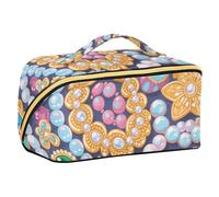 EtherSpher Cartoon Magnifico Gioielli Progettato Toiletry Bag con divisori Caso Portatile Cosmetico Trucco Bag Viaggio-Size Accessori