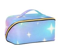 EtherSpher Childish Neon Star Gradient Progettato Toiletry Bag con divisori Impermeabile Cosmetici Borse Per Le Donne Verticale Free-Standing