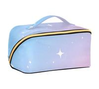 EtherSpher Childish Star gradiente progettato borse cosmetiche con divisori impermeabile trucco borsa con maniglia con scomparti e maniglia