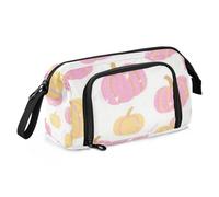 EtherSpher Ciao Autunno Autunno Zucca Bianco Penna Caso Grande Capacità Matita Penna Caso Cosmetico con Slot per Man College cartuchera para lapices de nina