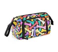 EtherSpher Colorato Cartoon Animal Bone Pencil Case Organizer Grande Capacità Grande Matita Astucci con Slot per Bambini Viaggio cajita para lapices