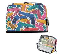 EtherSpher Colorato Cartoon Armi Cool Pencil Box Grande Capacità Penna Caso Cerniera Cancelleria Pen Bag per Teen Boys High School bolsa de maquillaje para mujer