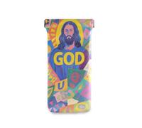 EtherSpher Colorato Dio Dio Moda Squeeze Top Portatile duro occhiali caso PU Cuoio sacchetto titolare per gli Uomini Donne estuches para lentes de mujer