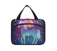 EtherSpher Colorato Tarocchi Mistici Cavallo Astrologico appeso viaggio make up borse con gancio, designer unisex impermeabile borsa da toilette per viaggio must haves bagno porta cosmeticos mujer