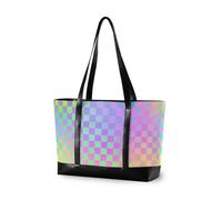 EtherSpher Colorful Laser Design Piazze borse di moda per i computer portatili per le donne con cerniera computer tote borse per le donne per l'università con tablet bolsos segreto para mujeres