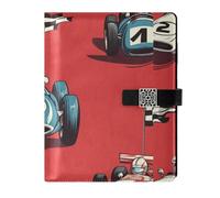 EtherSpher Cool Color Racing Car pelle foderato composizione notebook impermeabile copertina notebook in pelle notebook per college 6.7x9.2