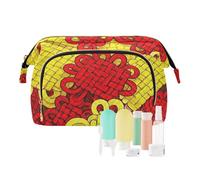 EtherSpher Cultura cinese Nodo Cinese Borsa da toilette Leggero Make Up Borse Per Le Donne Borsa Periodo di Trucco per Oggetti Personali Organizzatore, Cultura cinese nodo cinese, 1 size