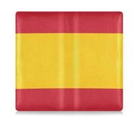 EtherSpher Custodia a portafoglio in pelle con bandiera della Spagna per auto registrazione, assicurazione e carta d'identità, organizer per qualsiasi auto, camion, moto, rimorchio o barca