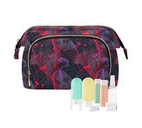 EtherSpher Devil Girl American Vintage Cosmetic Bag leggero borse per il trucco per le donne donne portafoglio contanti per cosmetici da viaggio, Diavolo Ragazza, Americano Vintage, 1 size