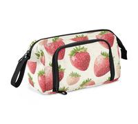 EtherSpher Estate Fragole Fresco Matita Box Grande Capacità Scuola Must Haves con Slot per Teen College cartucheras para el colegio