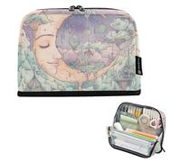 EtherSpher Estetico Boho Luna Dreamy Pencil Holder Case Grande Capacità Penna Caso Cosmetico Multi-Slot Cancelleria Matita Caso per le Donne Viaggio lapiceras para ninas