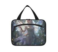 EtherSpher Fairy White Game Anime Girl appeso medicine bag per viaggiare con gancio, accessori di design borse cosmetiche per accessori must haves lavoro maleta para maquillaje L, fata bianco gioco