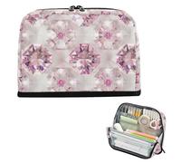 EtherSpher Falso Lusso Pesca Cristallo Trasparente Modello Matita Caso di Immagazzinaggio Grande Capacità Borse Penna Grande Capacità Organizer Box per Bambini College materiali escolares para nina