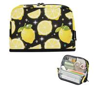 EtherSpher Finto Paillettes Glitter Nero Limone Matita Holder Caso Grande Capacità Penna Bag Leggero Moneta per Infermiere Forniture scolastiche lapiceras para mujer