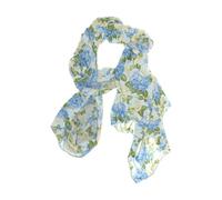 EtherSpher Fiori di primavera blu Sciarpa lunga scialle funky sciarpa di seta per le donne collo per l'inverno bufandas para mujer para frio