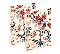 EtherSpher Formato A5 motivo floreale in stile cinese a righe larghe 21,1 x 14,5 cm, resistente all'usura soggetto a spirale notebook college 60 fogli per diario e lista delle cose da fare 2