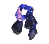 EtherSpher Galaxy Sparkling Dark Blue Long pashmine seta seta capelli sciarpa per dormire per collo bufandas para mujer para frio