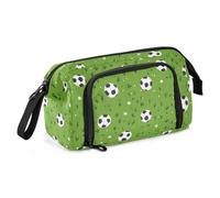 EtherSpher Green Field - Astuccio portamatite di grande capacità, leggero, per adolescenti, ragazze, viaggi, bolsita para lapiceros