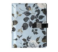 EtherSpher Il college portatile del soggetto del taccuino a righe foderato in pelle rosa ha governato per il college 6.7x9.2