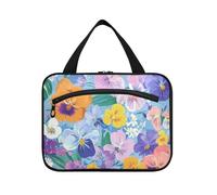 EtherSpher Kit da viaggio per donne con gancio, essenziale di design per articoli da toeletta essenziali per donne crociere bolsos para hombre L, Fiori di senso della pittura a olio di, Large