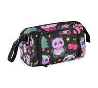 EtherSpher Merry Christmas White Panda Matita Bag Grande Capacità Matita Caso Box Multifunzionale per Studente College Cosmetici bolsita para lapices