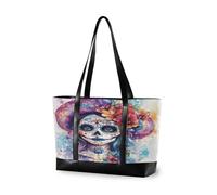 EtherSpher Messicano Giorno Dei Morti Bella Signora borsa moda per le donne 14 con cerniera donna lavoro tote bag per il volo con maletín para laptop mujer