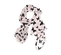 EtherSpher Moda Nero Farfalla Rosa Sciarpe Lunghe e avvolge sciarpa di seta calda per le donne per la testa bufanda para mujer