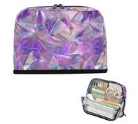 EtherSpher Modello olografico Shine Modello Lavanda Matita Bag Grande Capacità Trucco Borse Ad Alta Capacità Organizzatore di Immagazzinaggio per Studenti Scuola Must Haves cartuchera para lapices