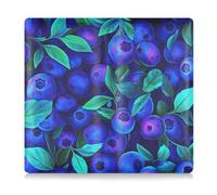 EtherSpher Neon Blueberries - Custodia a portafoglio in pelle con motivo digitale per auto e tessere, essenziale per qualsiasi auto, camion, moto, rimorchio o barca