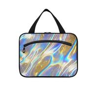 EtherSpher Neon Colorato Acido Fluido appeso formato viaggio articoli da toeletta per gli uomini con gancio, designer lavabile spazzola borsa per accessori per le donne palestra bolsa para guardar