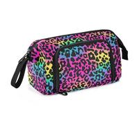 EtherSpher Neon Colorful Leopard Stampa Matita Box Grande Capacità Carino Scuola Forniture Leggero per I Bambini College cartuchera escolar para lapices