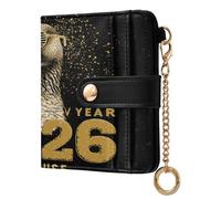 EtherSpher Nuovo Anno Oche Impermeabile Delle Donne Pieghevole Portafoglio per Le Donne PU Pelle Bifold Portafoglio per Donne Ragazze