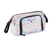 EtherSpher Pastello Colorato Animale Mare Dreamy Matita Borse Grande Capacità Scuola Must Haves con Cerniera per Adulti Preppy Forniture scolastiche estuche para lapice