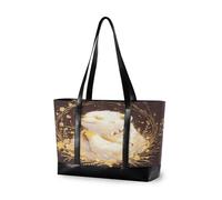 EtherSpher Pregare European Otter Gold semplice laptop tote bag per le donne con cerniera tote professionale per l'università con pranzo maletines para mujer