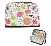 EtherSpher Primavera Fiori Colorati Matita Titolare Grande Capacità Penna Matita Caso Con Slot Scrivania Organizer per Adolescenti Scuola Forniture estuche para lapices pequeno