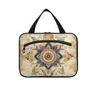 EtherSpher Retro Bohemian Tarot Astrologica appeso toilette borsa da viaggio con gancio, designer essenziale borsa cosmetica per elementi essenziali per le donne crociere estuche para maquillaje L