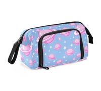 EtherSpher Rosa Romantico Carino Pianeta Universo Matita Sacchetti Grande Capacità Speciale Astuccio Portatile per Uomo Scuola Must Haves estuche para lapices rosa