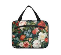 EtherSpher Rose colorate oggetto appeso borsa da viaggio con gancio, accessori di design kit da barba borse per gli uomini per le donne viaggio viaggio porta cosmeticos mujer para cartera L, rose