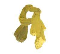 EtherSpher Sciarpa di seta degli uomini caldi dello scialle della sciarpa lunga del gradiente giallo per l'inverno chal para mujer