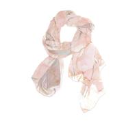 EtherSpher Sciarpa di seta lunga hijab elegantes di marmo irregolare dell'oro della pesca per gli uomini per i chales di inverno para mujer
