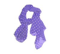 EtherSpher Sciarpa lunga del collo di seta del fumetto della lavanda del punto elegante sciarpa della testa per le donne per la sera bufanda para mujer elegante